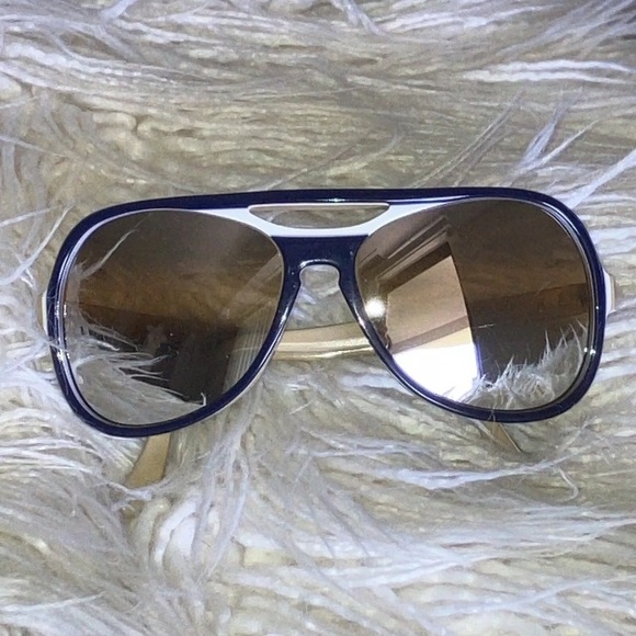 Vintage B&L Ray Ban Bausch & Lomb DGM Ambermatic Powderhorn Sunglasses w/Case - Picture 7 of 14